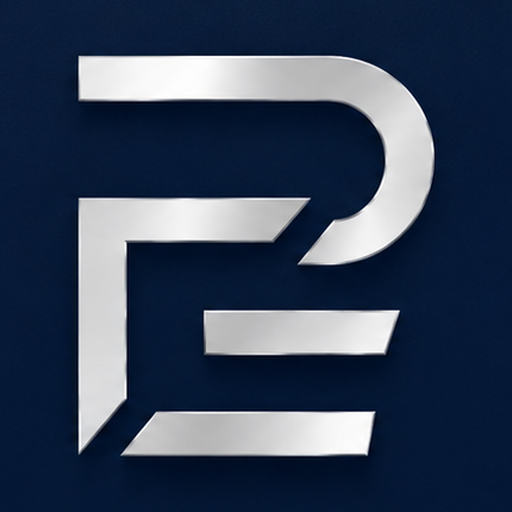 Pursuing Excellence PE monogram